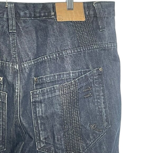 Rocawear Jeans Men 40 Straight Classic Fit Dark Blue Hip Hop Y2K 90s Vintage VTG - Picture 6 of 7